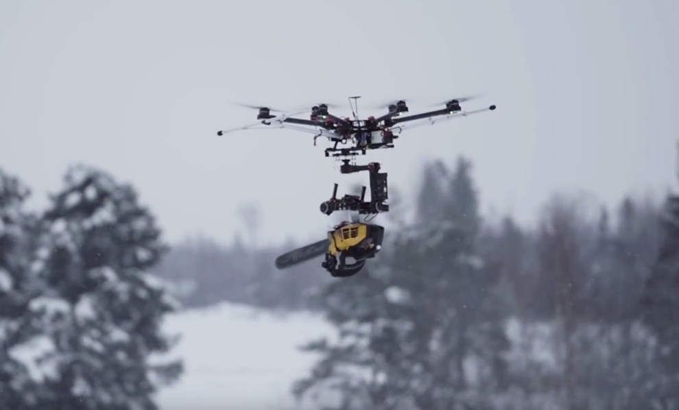Cutting-edge safety: Kiwi team builds AI chainsaw drone