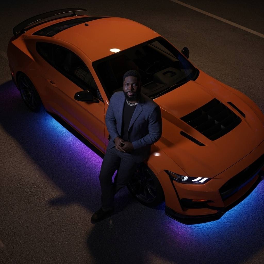 A hyper-realistic cinematic portrait of a 190cm tall man (sa