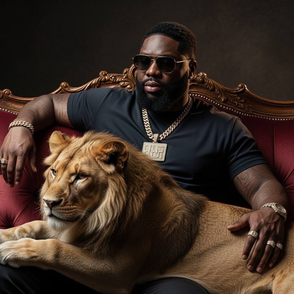 A hyper-realistic cinematic portrait of the uploaded man