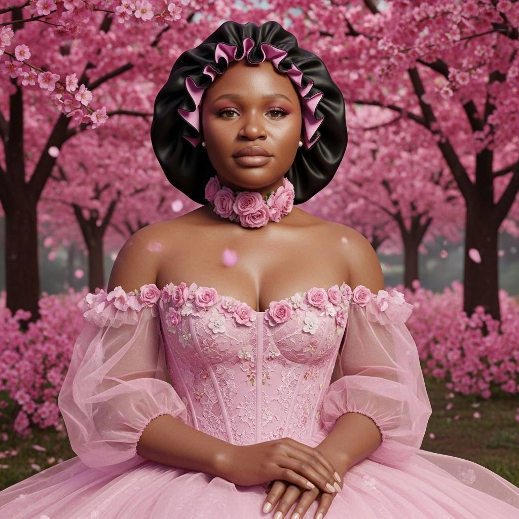 A hyperrealistic portrait of a beautiful woman seated gracef