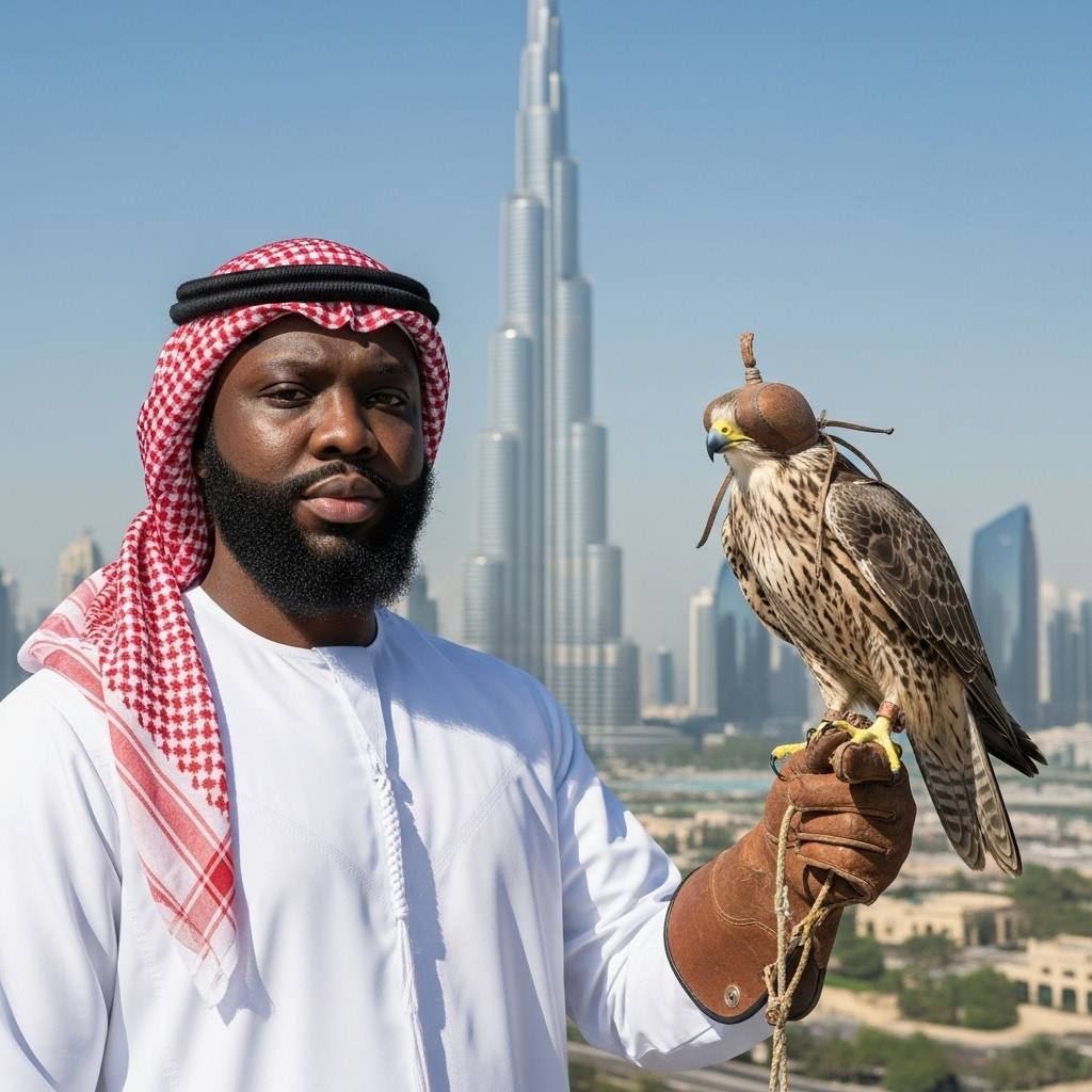 A striking outdoor portrait captures a man (uploaded image)