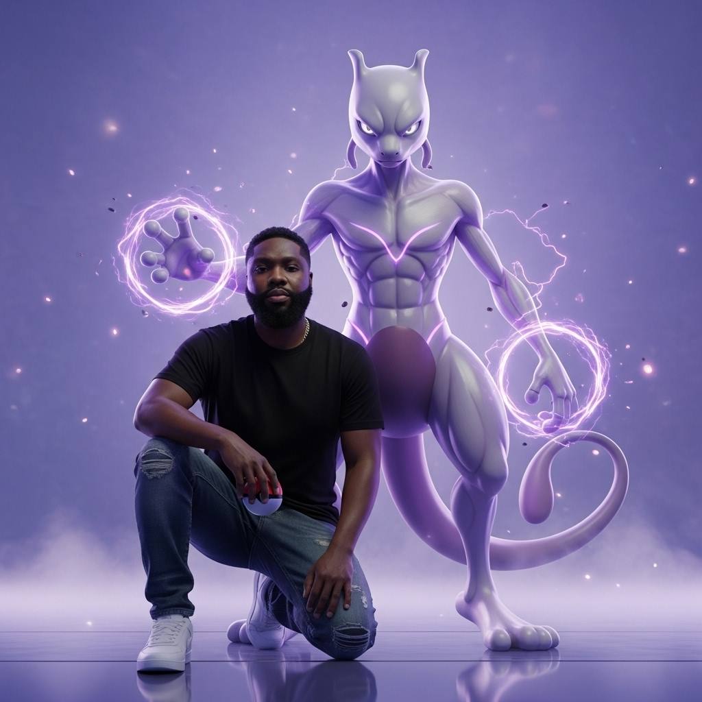 Create a cinematic, ultra-realistic scene with a confident m