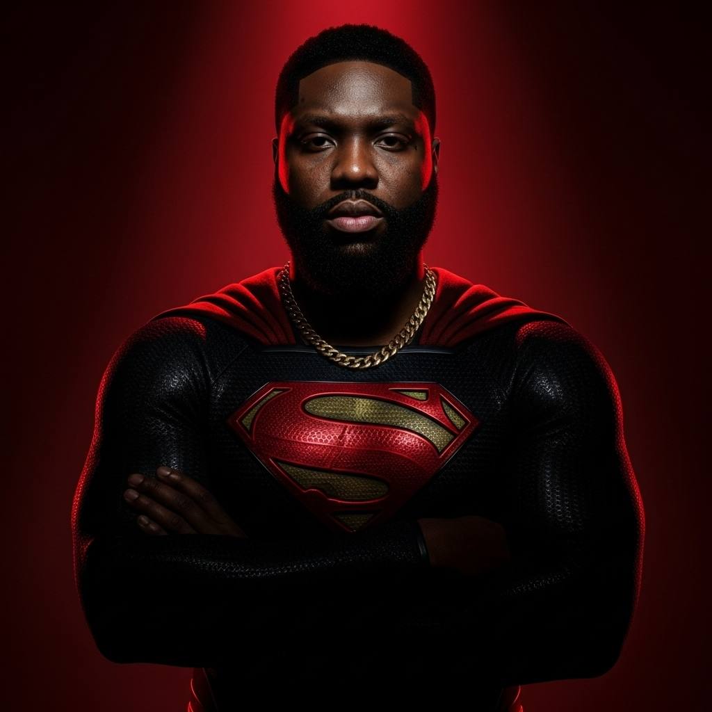 Um retrato editorial de alta costura em 8K altamente detalha