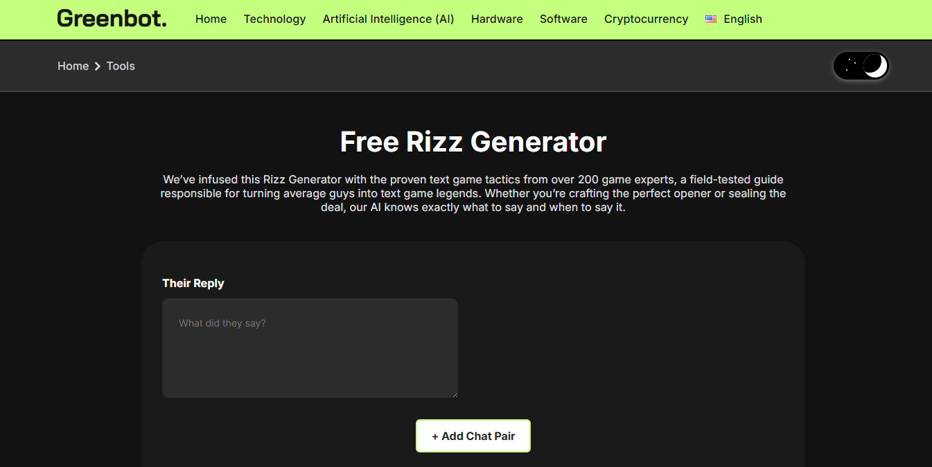 AI Rizz Generator