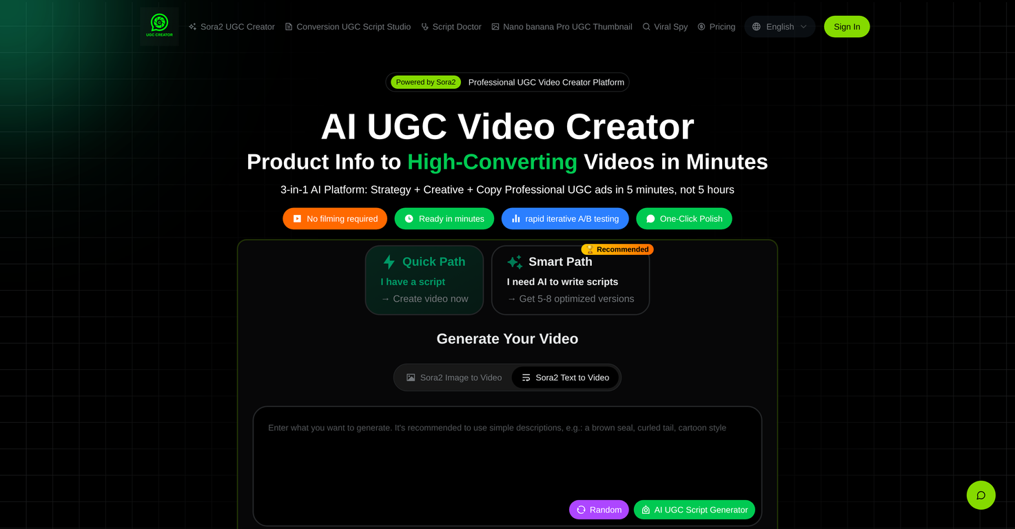 AI UGC Creator