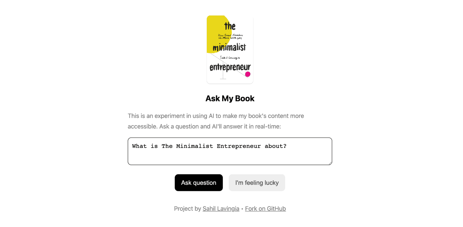 Ask My Book