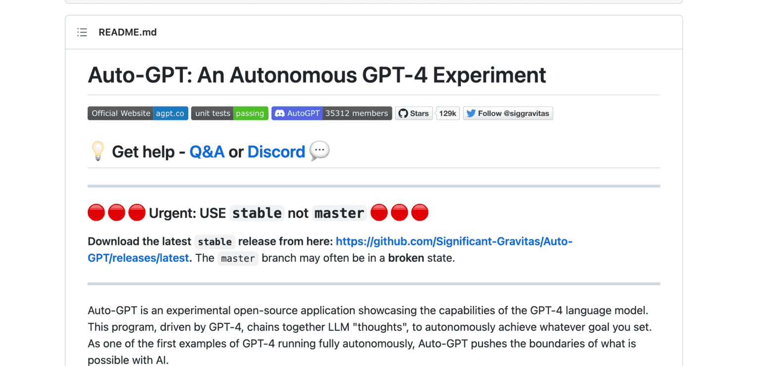 Auto GPT