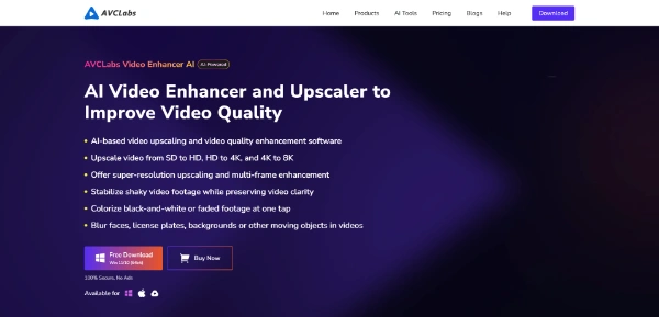 AVCLabs Video Enhancer AI