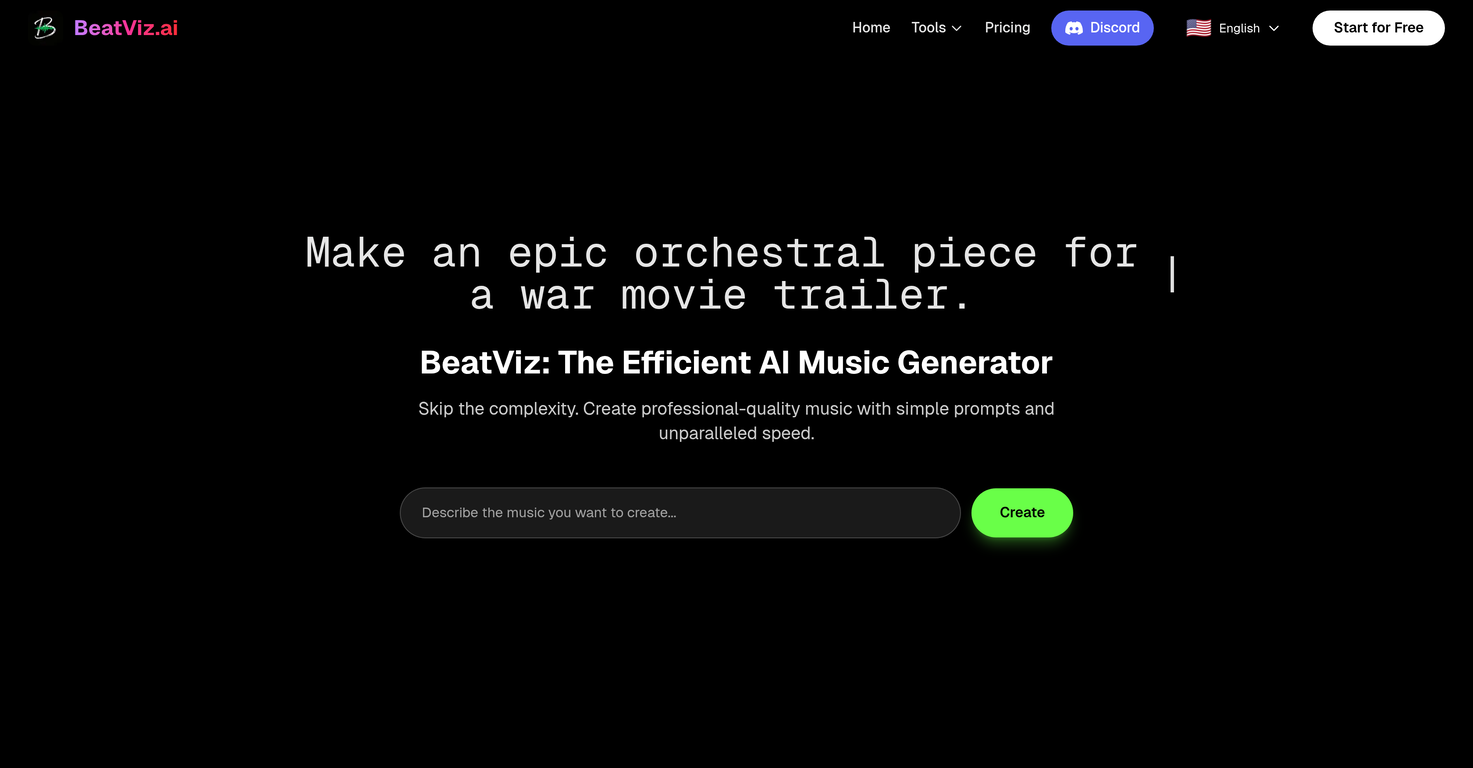 BeatViz AI Music Generator