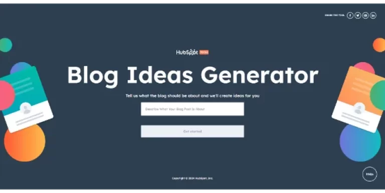 Blog Ideas Generator