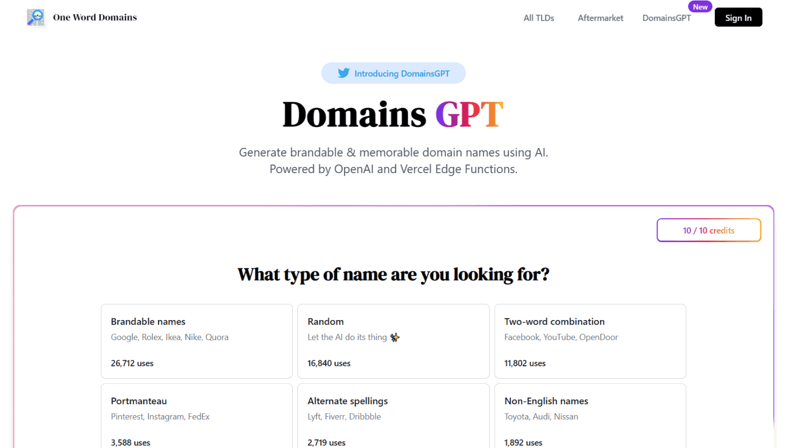 DomainsGPT