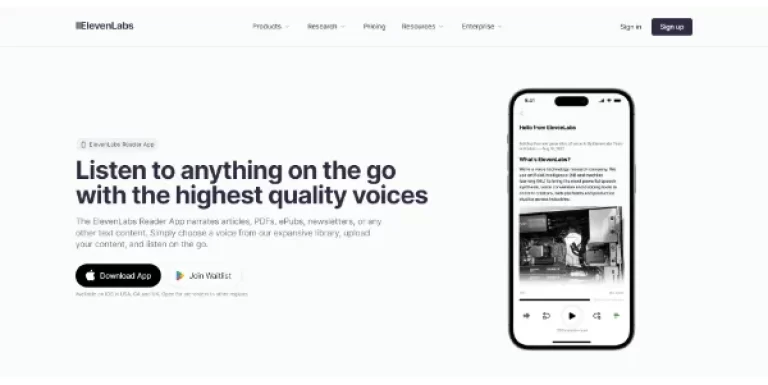 ElevenLabs Reader