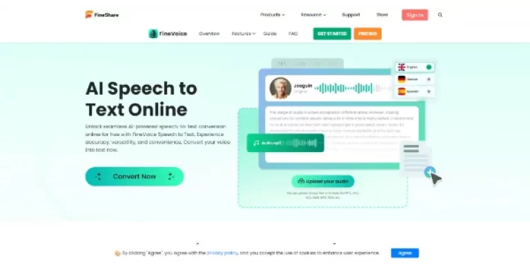 FineVoice Speech to Text