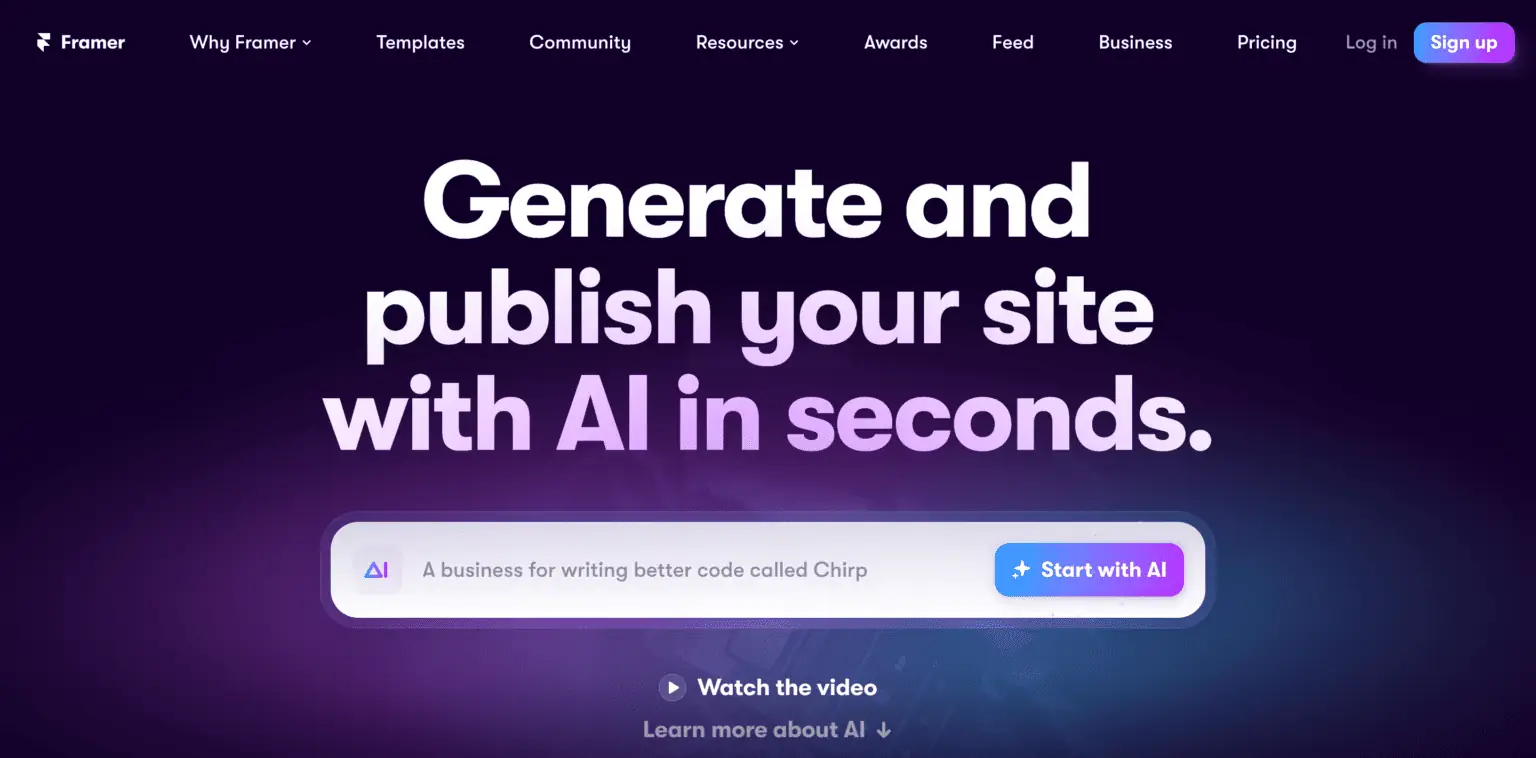Framer AI