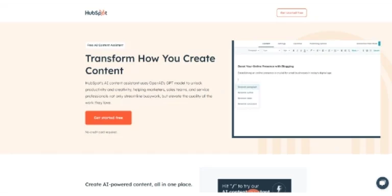 Free AI Content Assistant