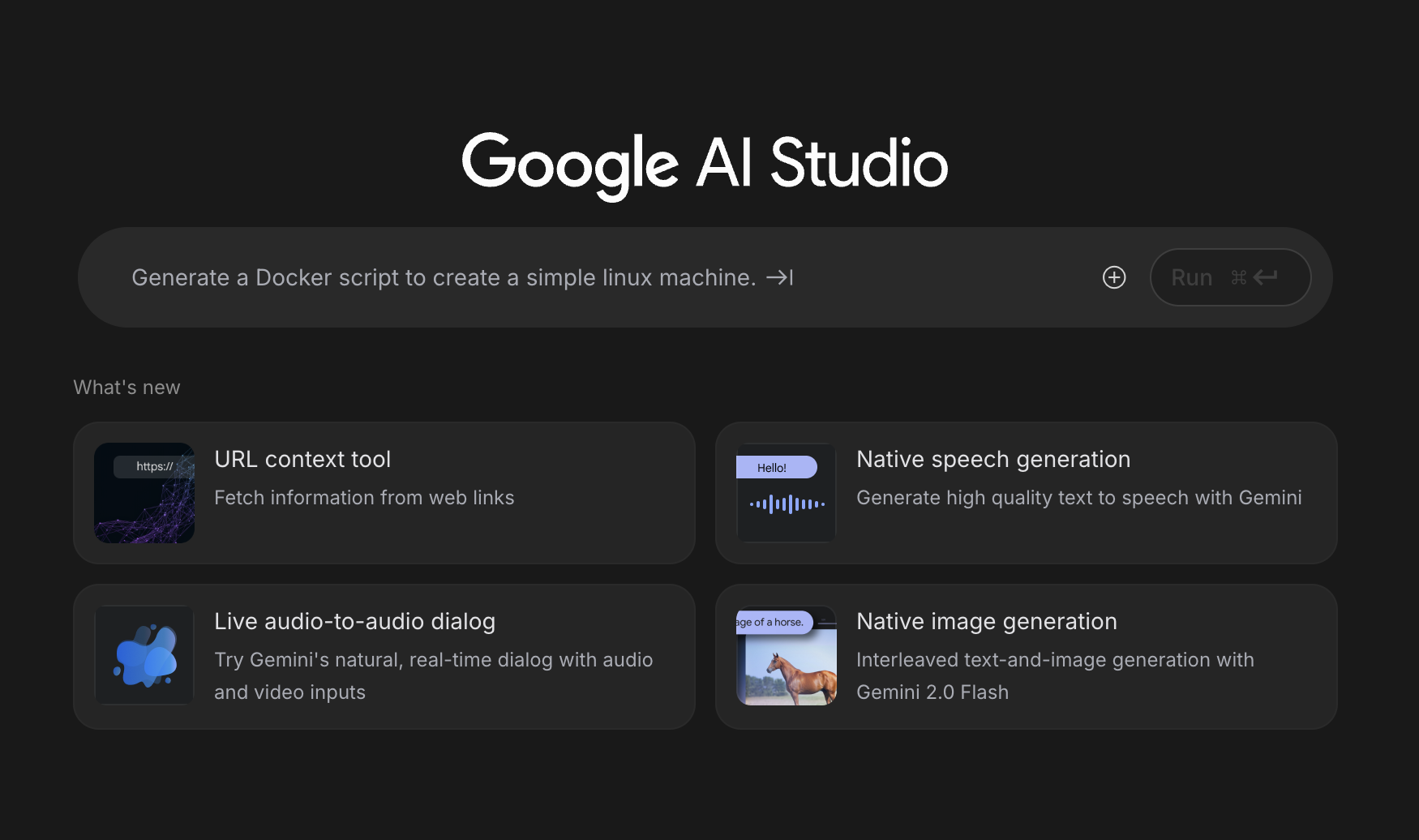 Google Ai Stuido