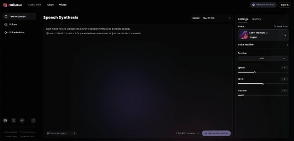 Hailuo AI Audio