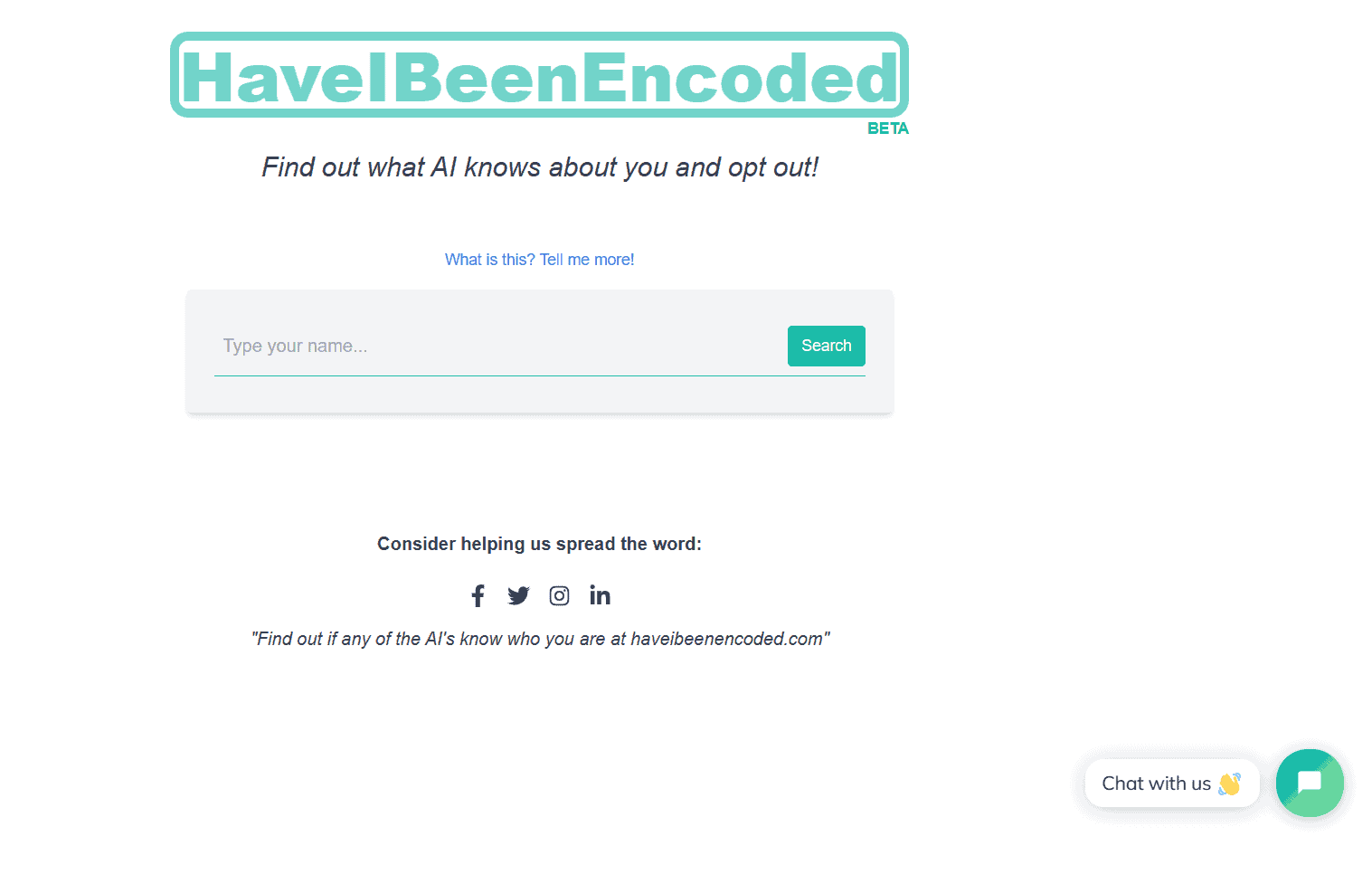 Have I Been Encoded