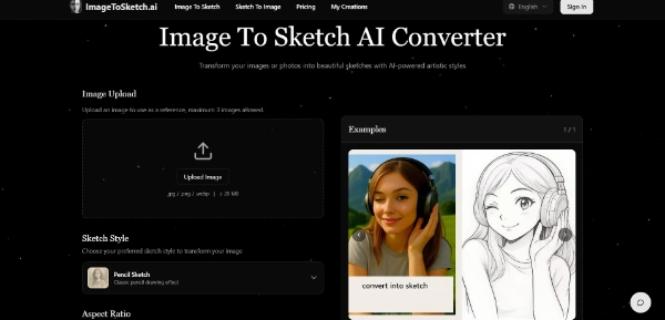 Image To Sketch AI