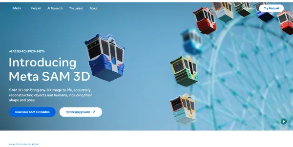 Meta SAM 3D