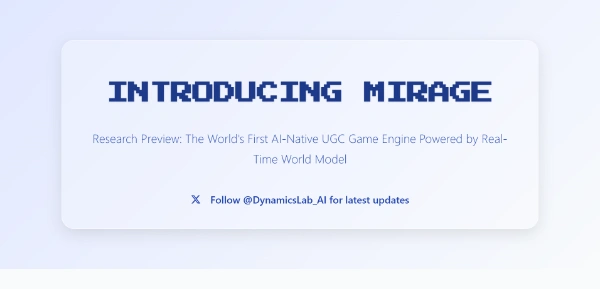 Mirage by Dynamics lab
