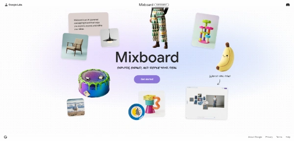 Mixboard Google Labs