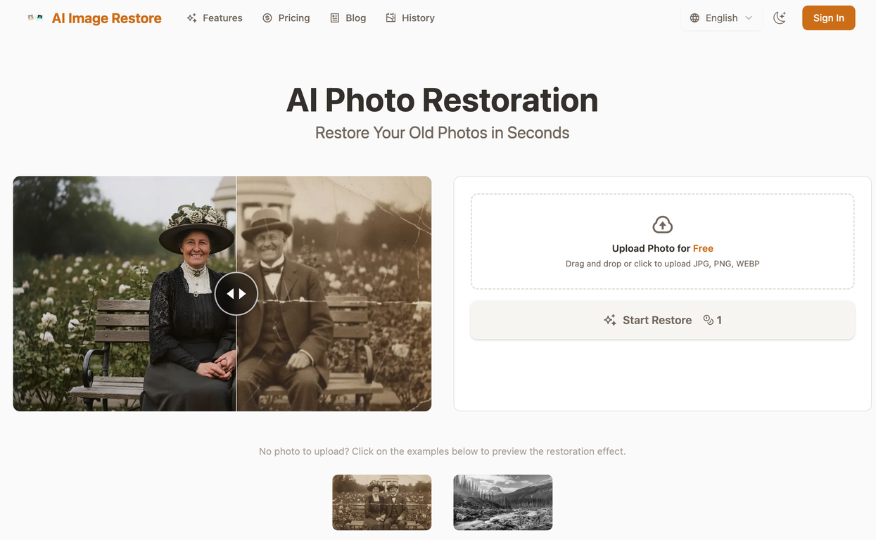 PhotoRestore.ai