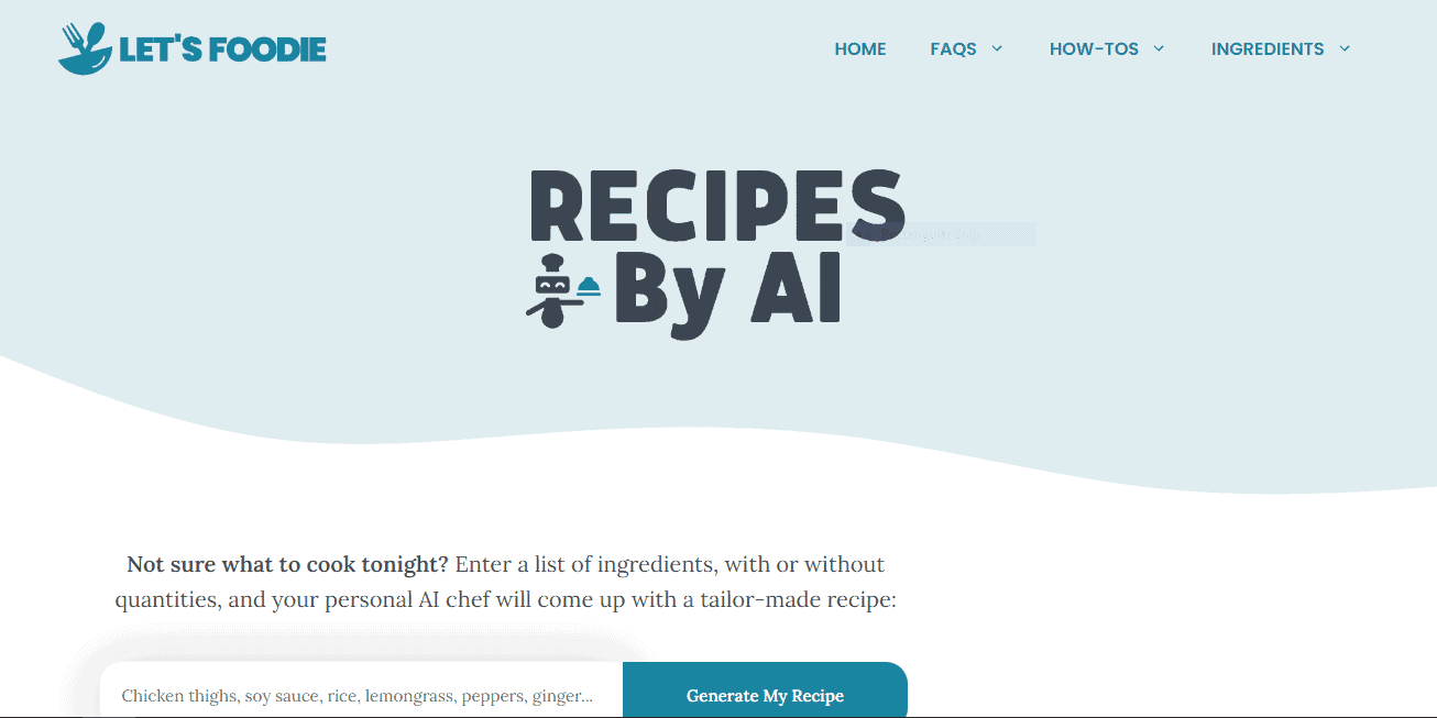 Recipes By AI