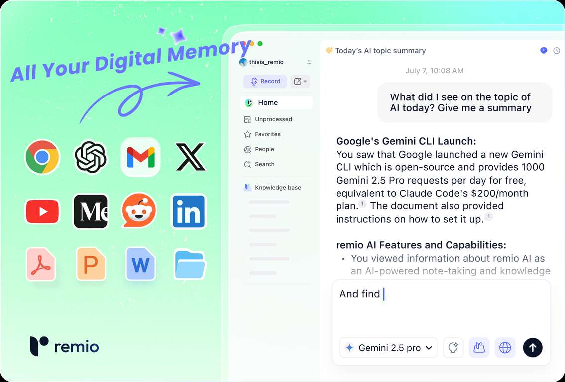 remio: Your Personal ChatGPT