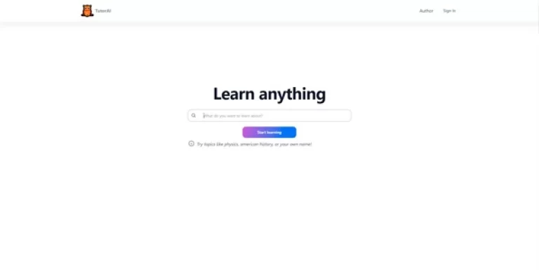 Tutor AI