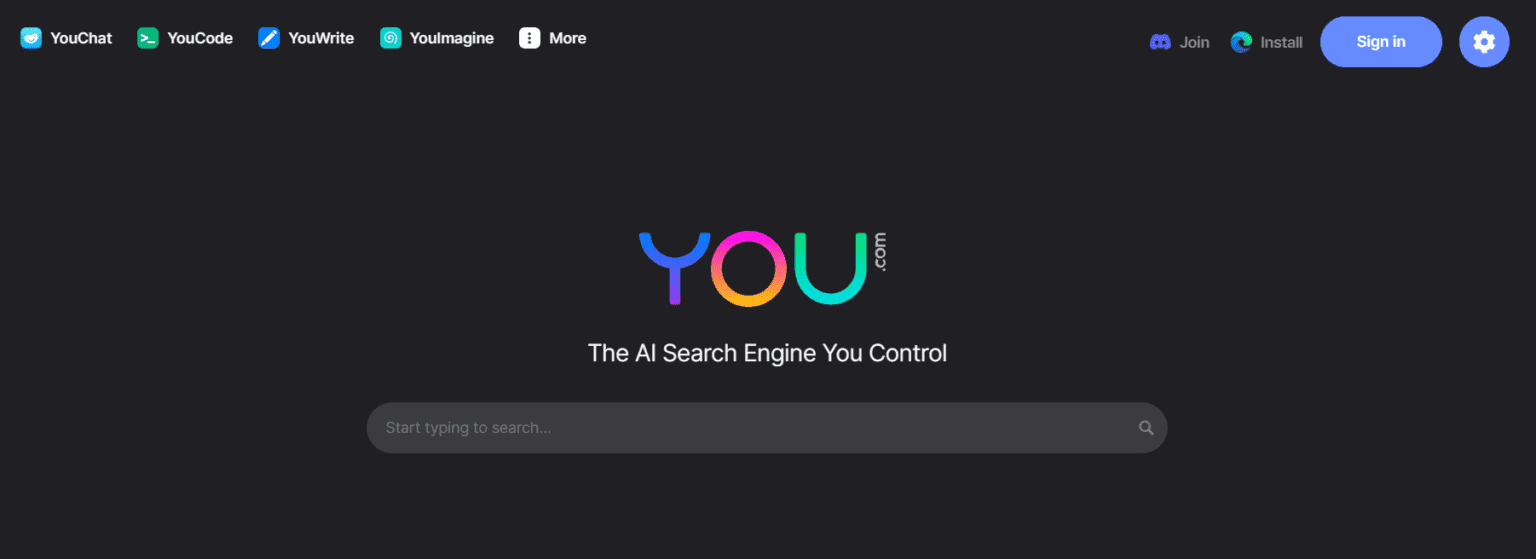 You